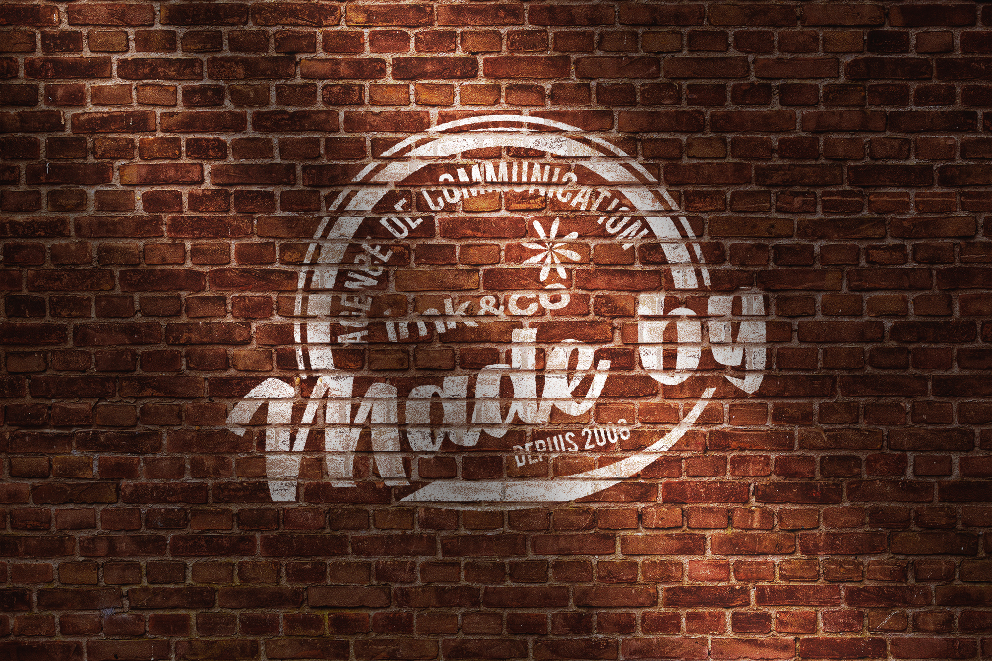 Logo imk&co peinture sur mur agence communication Alsace Strasbourg